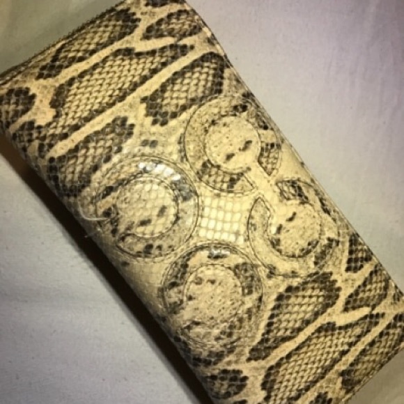 Coach snakeskin Wallet - Picture 1 of 2